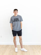 Load image into Gallery viewer, Gray Short Sleeve Duke Sports T-Shirt
